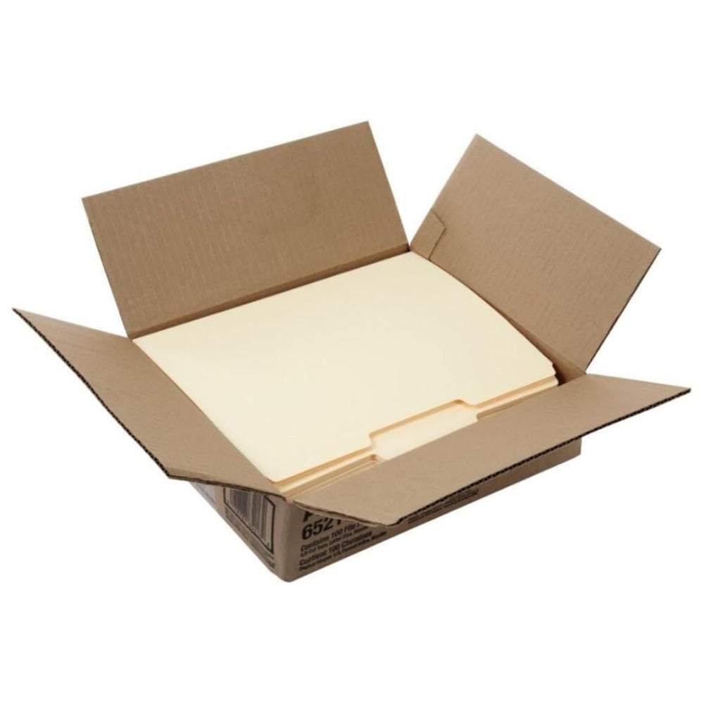 Pendaflex File Folders, 100 Pack, Durable Manila Folders, Letter Size (8.5" x 11"), 3 Top Tabs for Easy Labeling