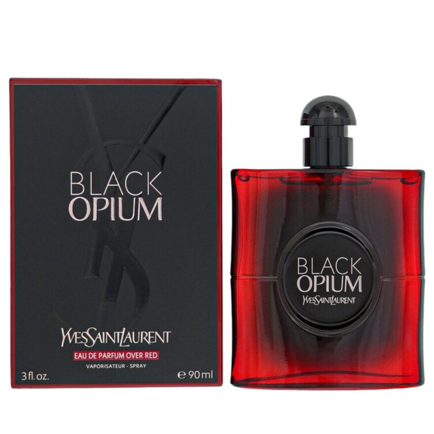 Yves Saint Laurent Black Opium Over Red Eau De Parfum for Women 3.0oz 90ml